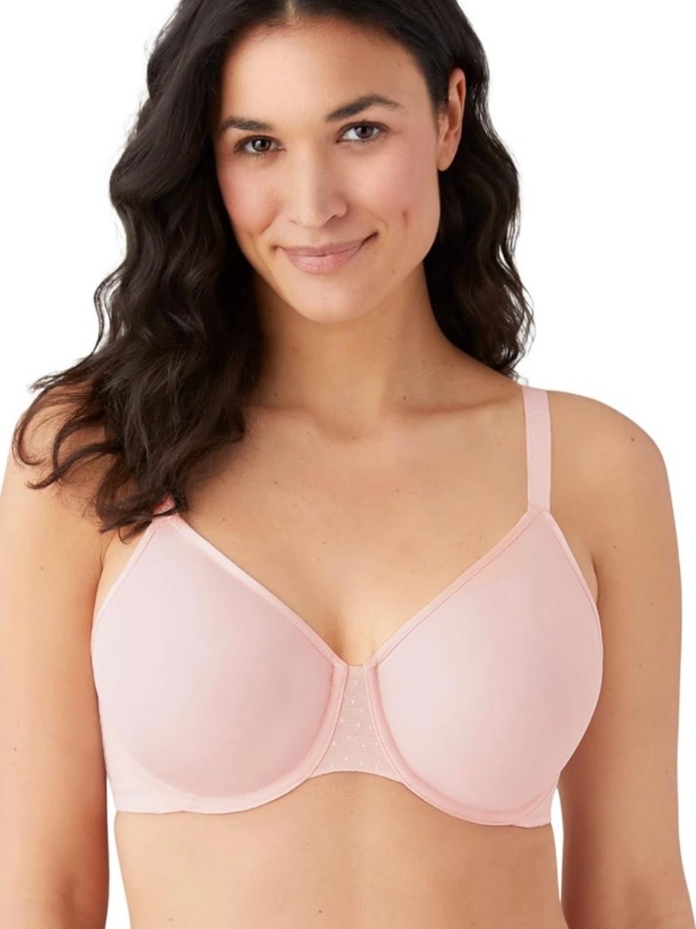NWT Wacoal Back Appeal Miminizer Bra in CrystalPink Full Coverage Underwire Bra